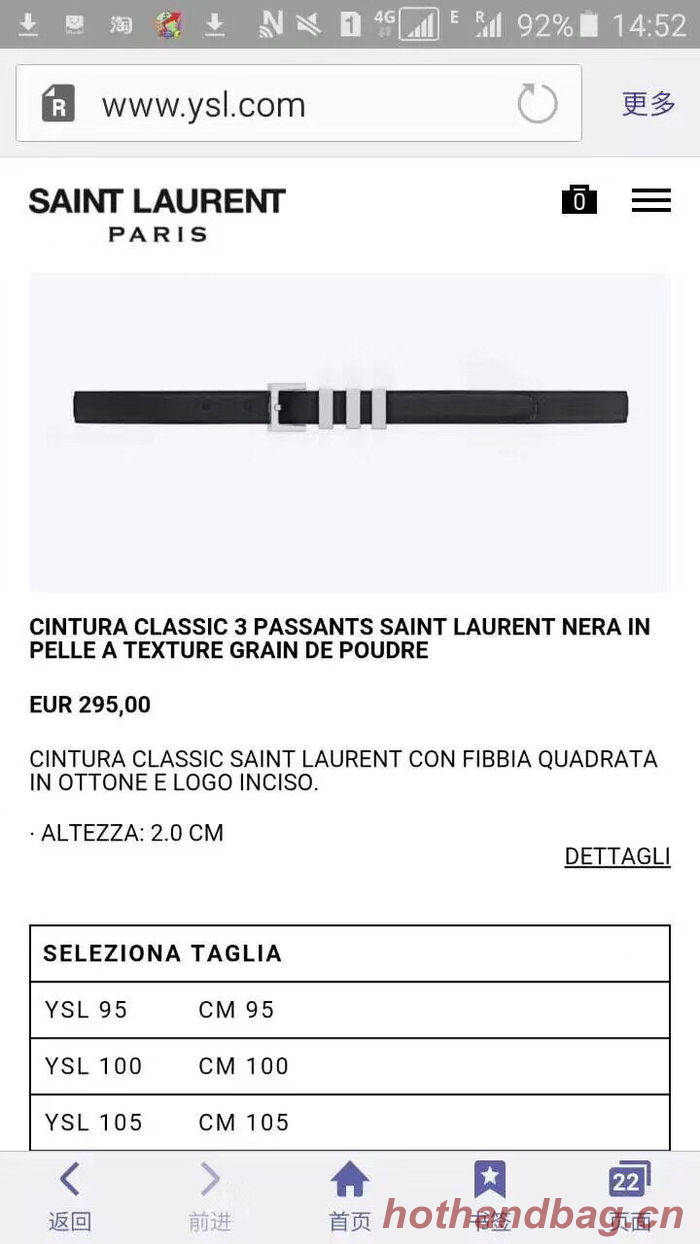 Yves saint Laurent Belt SLB00029